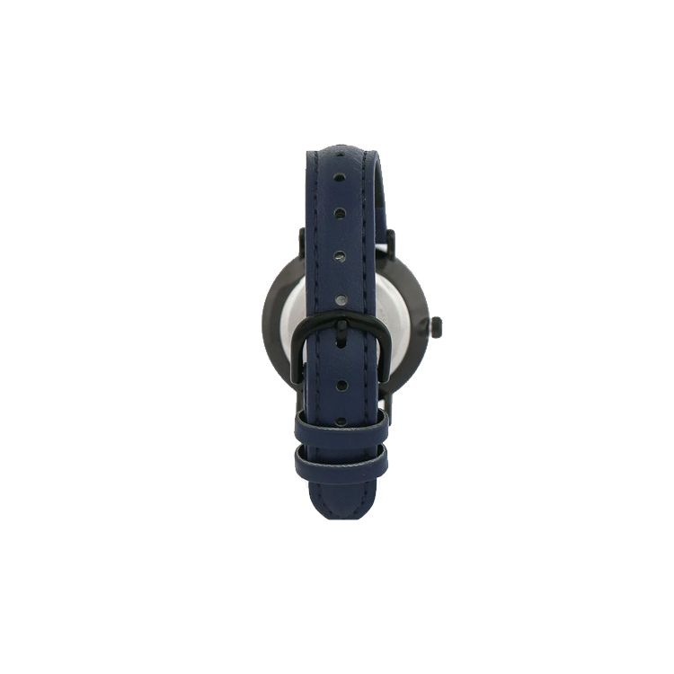 Casio Standard Serie Minimalistische Mode Marineblau Quarzwerk Lederarmband Uhr Damenuhren LTP-VT02BL-2A