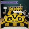 Dortmund Pattern Bedding uilt Set uilt Cover Pillowcase Home Decoration Birthday Gift (1 * duvet cover + 2 * pillowcase  without core)29