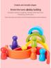 Wooden Rainbow Arch Building Blocks for Toddlers - Creative Stacking Puzzle Toy for Early Education & Parent-Child Play