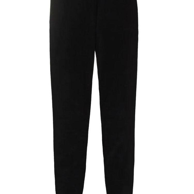 Polo Ralph Lauren SS22 Solid Color Drawstring Tapered Casual Sports Pants Unisex Pants Black 710857279001