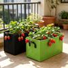 Rectangular Plant Grow Bag With Handles Non Woven Fabric Pot for Home Gardening