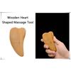 Wooden Heart-Shaped Gua Sha Massage Tool, Slimming & Muscle Relaxation, Handheld Massage  Board for Back, Legs, Arms