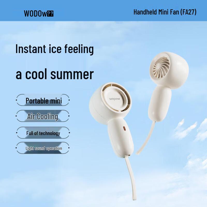 WOPOW FA27 Handheld Bladeless Mini Fan