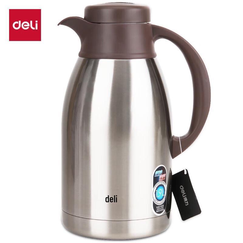 Deli 8967 1.9L Stainless Steel Thermos Flask