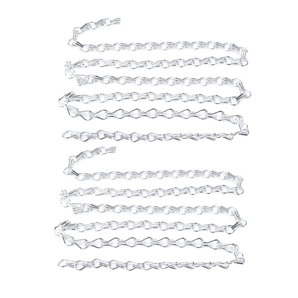 2Pcs Hanging Chain One Meter Rustproof Anticorrosion Convenient Assembly Light Fixture Chain for DIY