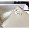 Nuova borsa da donna in vera pelle, mini generazione, alla moda, portatile, con palmo in pelle bovina di primo strato, 22 cm