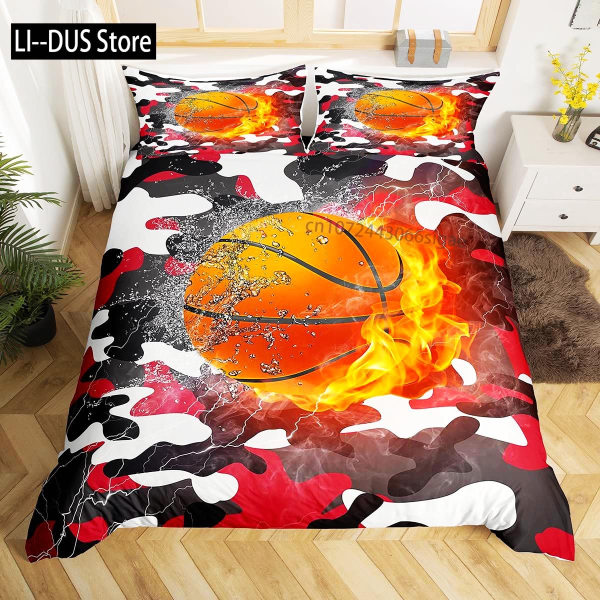 

Comforter Camouflage Bedding Set For Boys Football Comforter Full Size Sports For Kids Teens Adult 3 Piece Comforter (quilt)-EU Single(135*200cm)3pcs