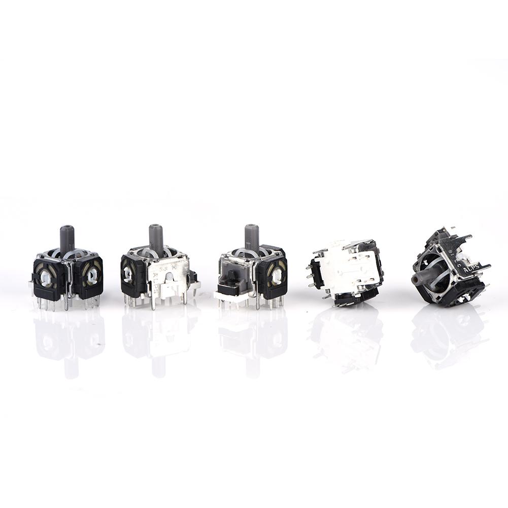 Conjunto de 5 peças de substituição de módulo de sensor analógico de joystick de controle 3D para PS4