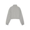Puma Woven Jacket Solid Color Stand Collar Sports Casual Woven Jacket Women jackets Gray 621436-14