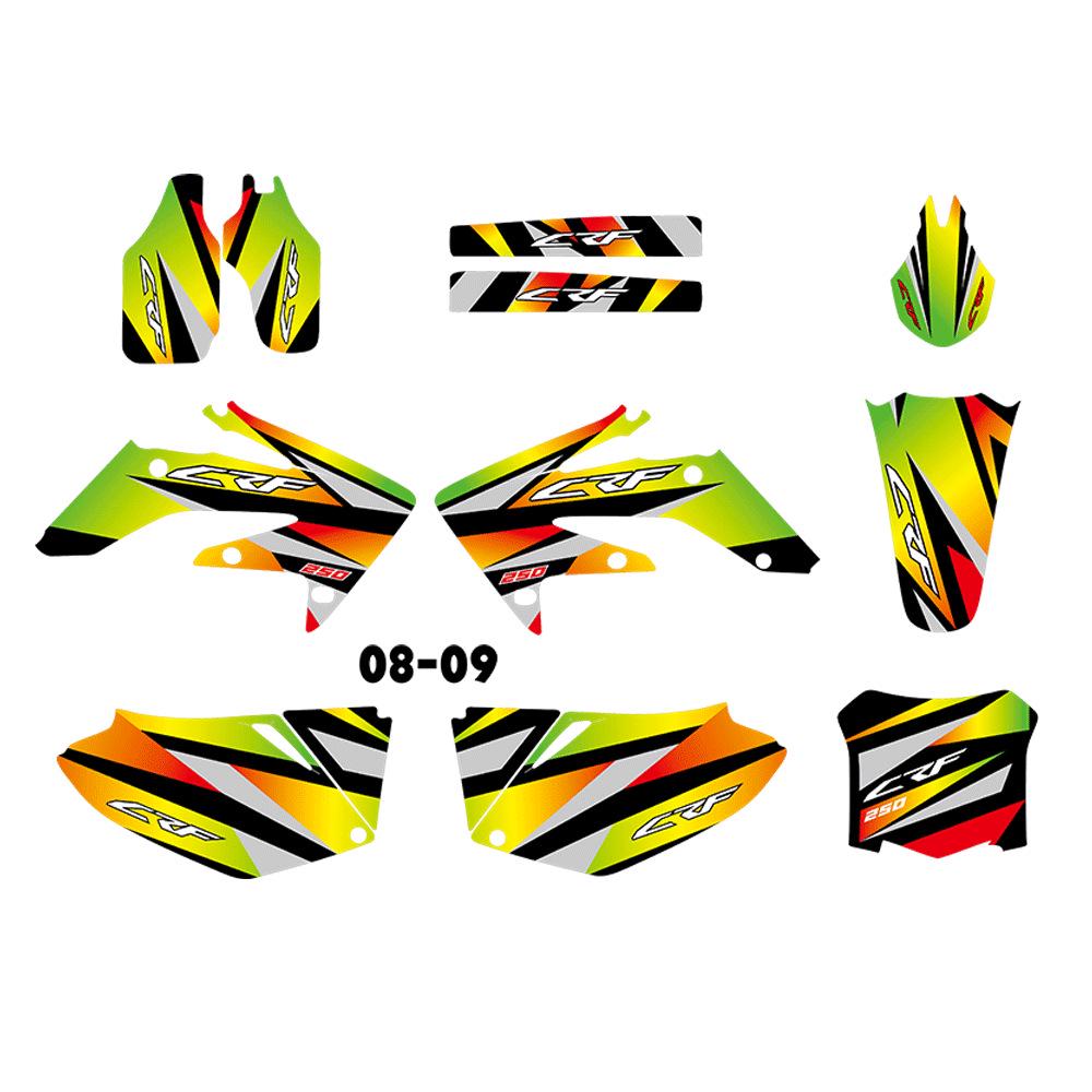 CRF250R CRF250 Off-Road Stickers (2004-2009)