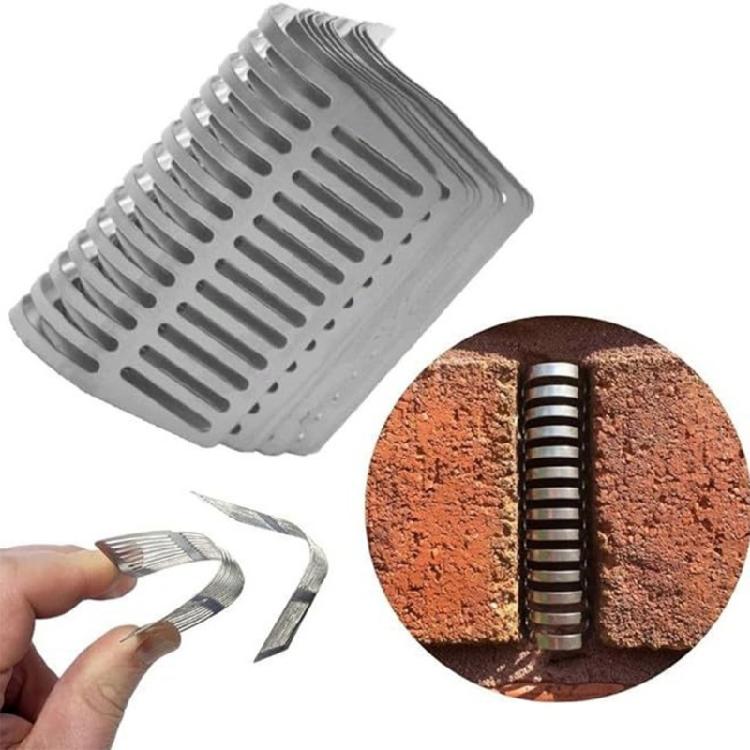 10Pcs Brick Weep Hole Inserts Stainless Steel Weep Hole Covers Replacement Wall Cracks Inserts For Secure Installation
