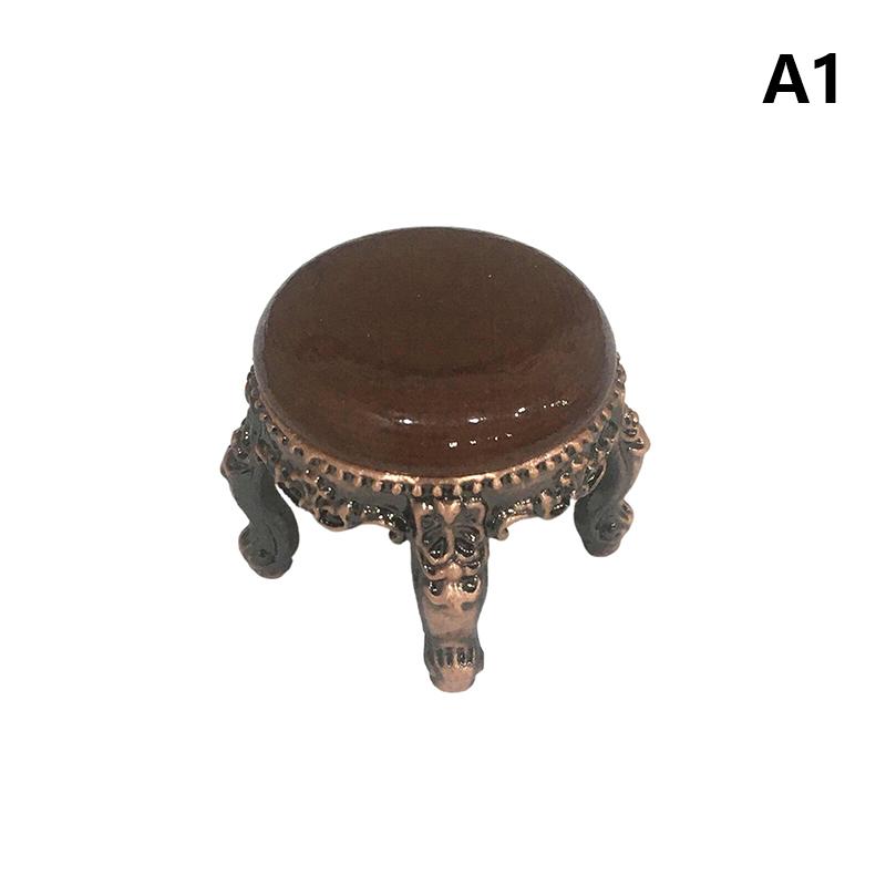 Miniatur-Puppenhauszubehör Simulation Mini Retro-Möbel Quadratischer Tisch Familienspielzeug Dekorationen