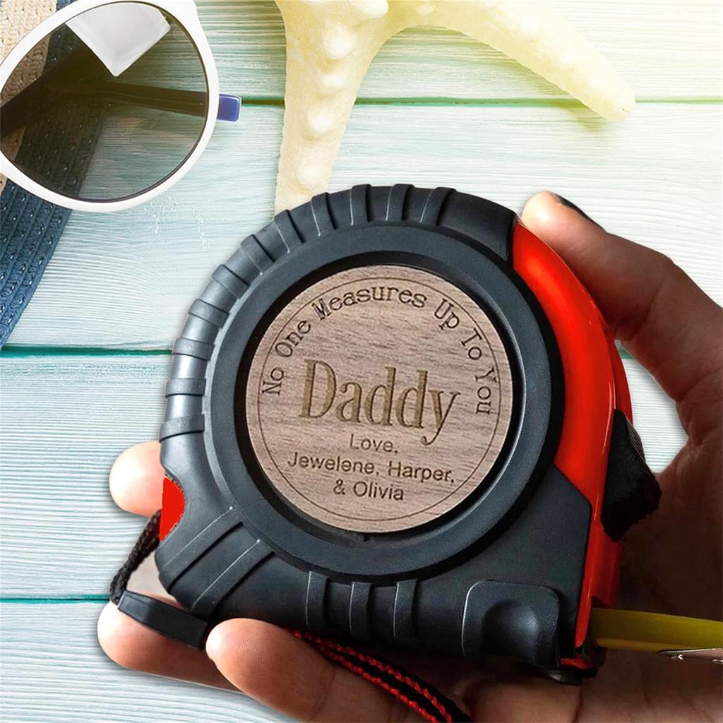 Personalized Tape Measure for Dad, No One Measure Up To Your Dad Measuring Tape, Father's Day Tape Measure, This Grandpa Daddy Belongs To Engraved