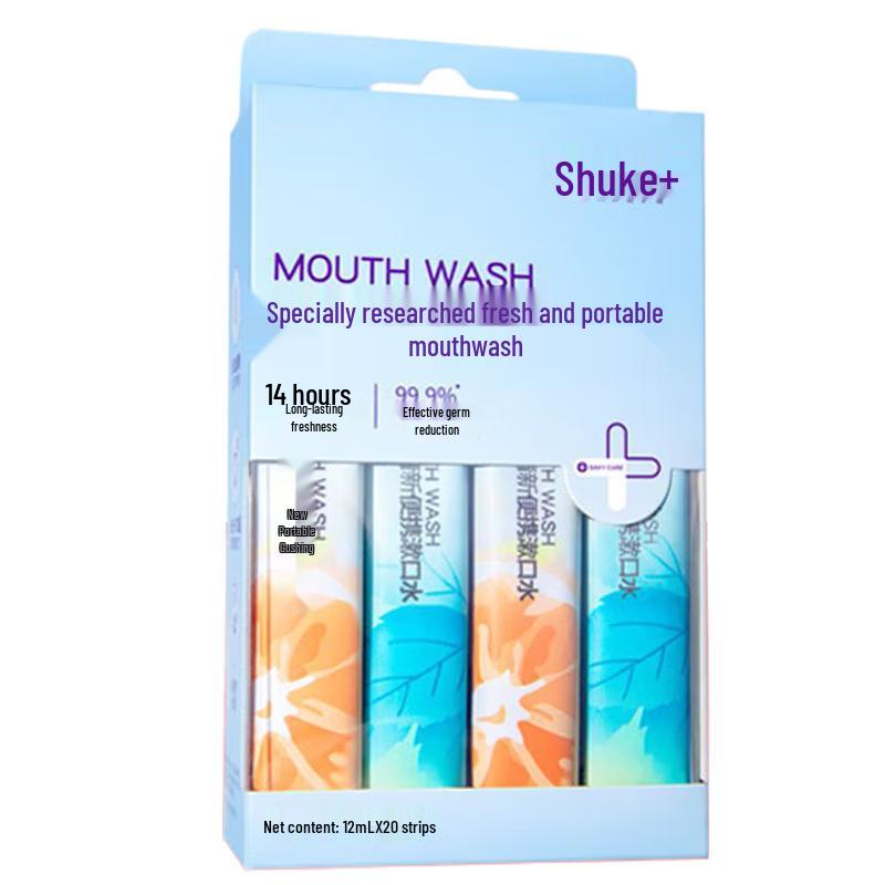 Shuke Dual-Flavor Portable Mouthwash