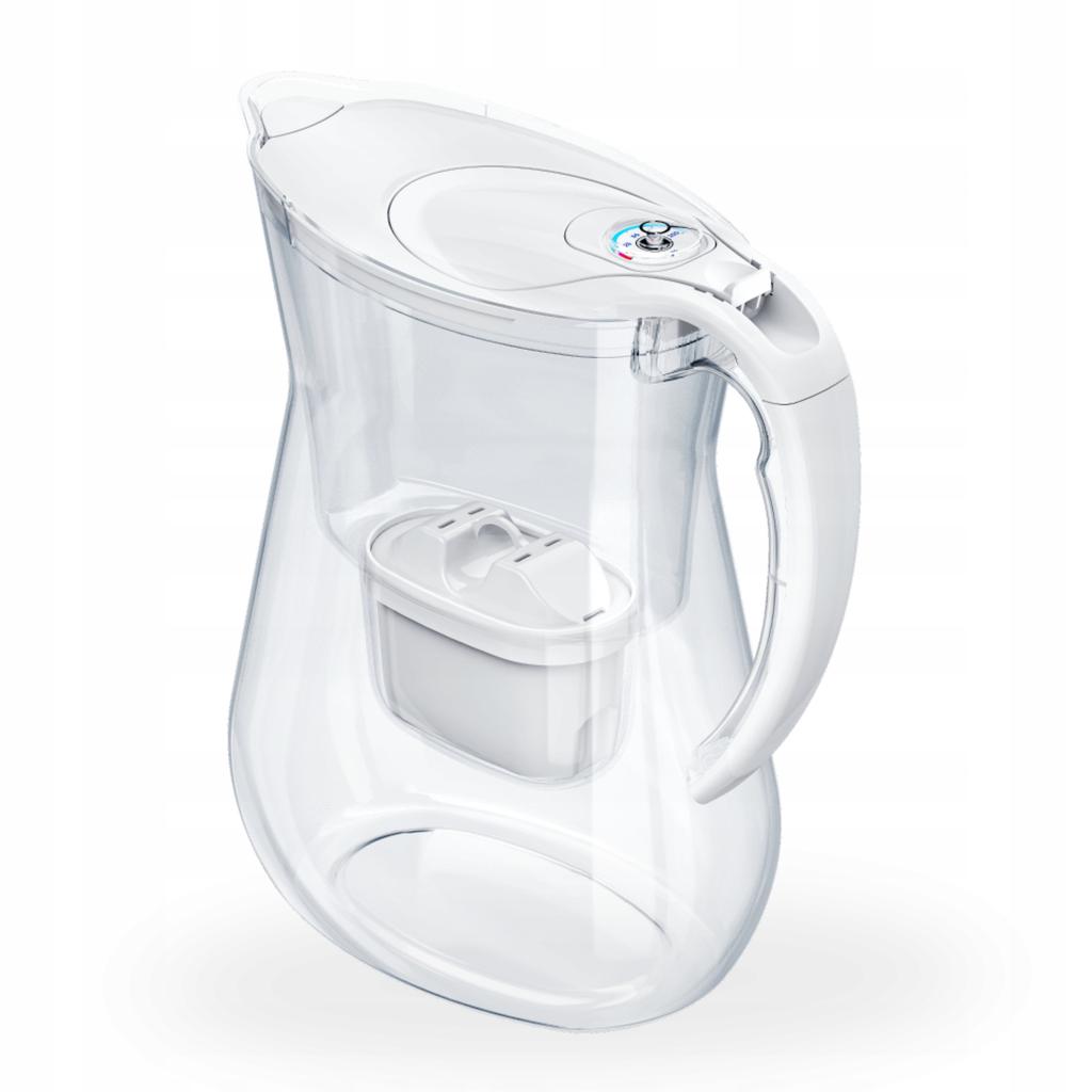 Dzbanek Filtrujący Wodę Aquaphor Lago Biały 3.8L, Wkład Węglowy Maxfor+