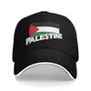Palestine Flag Print Baseball Caps Unisex Adjustable Sandwich Hat Vintage Outdoor Summer Travel Sun Snapback Cap Outlet