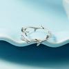 Adjustable Mori Style Open Ring for Women - Simple, Versatile Design with Fresh, Unique Personality