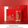 Chinese Style Leather Business Notebook with Color Pages - Custom National Tide Diary