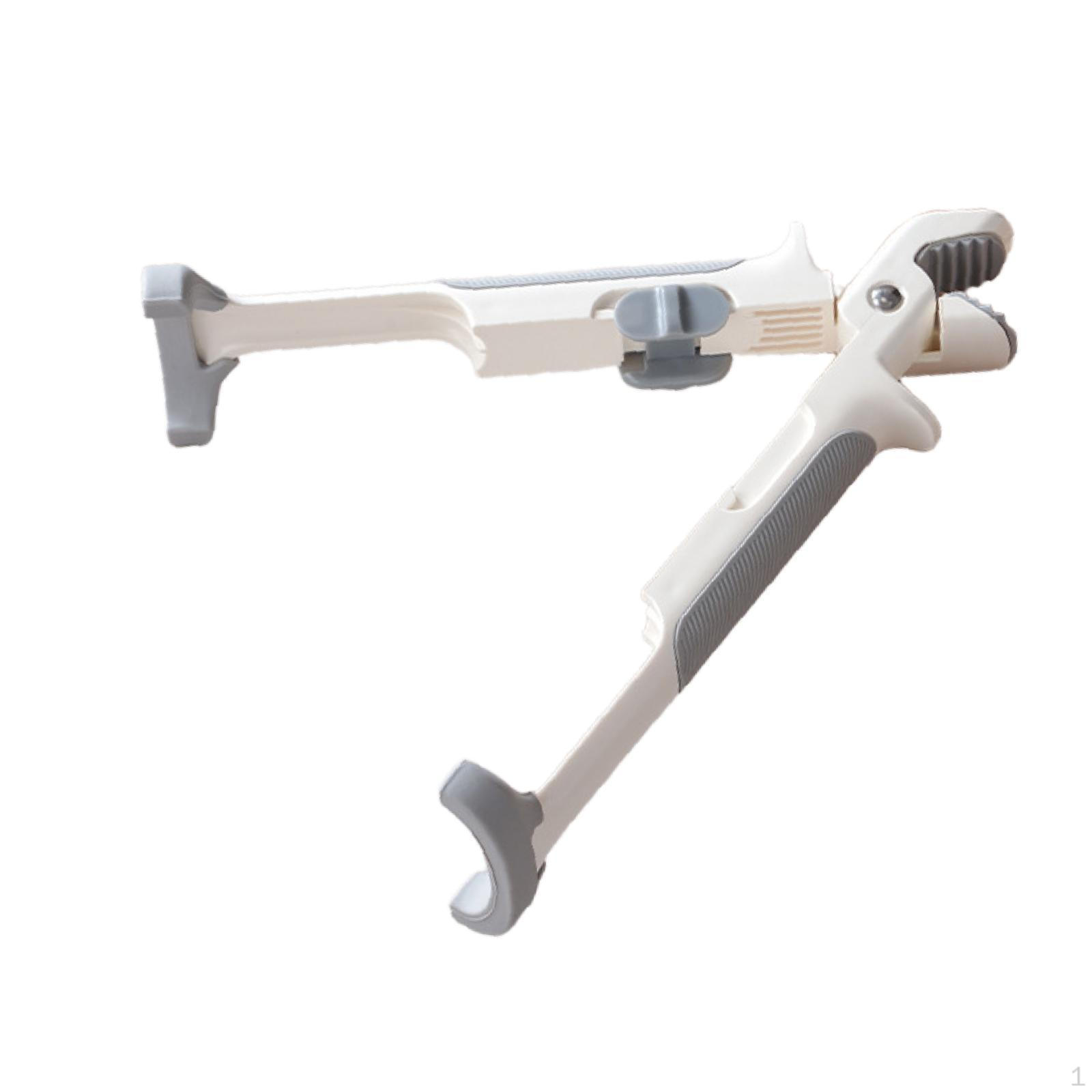 

Gripper Tongs for Plates And Bowls, Kitchen Tool Oven Use Grey White