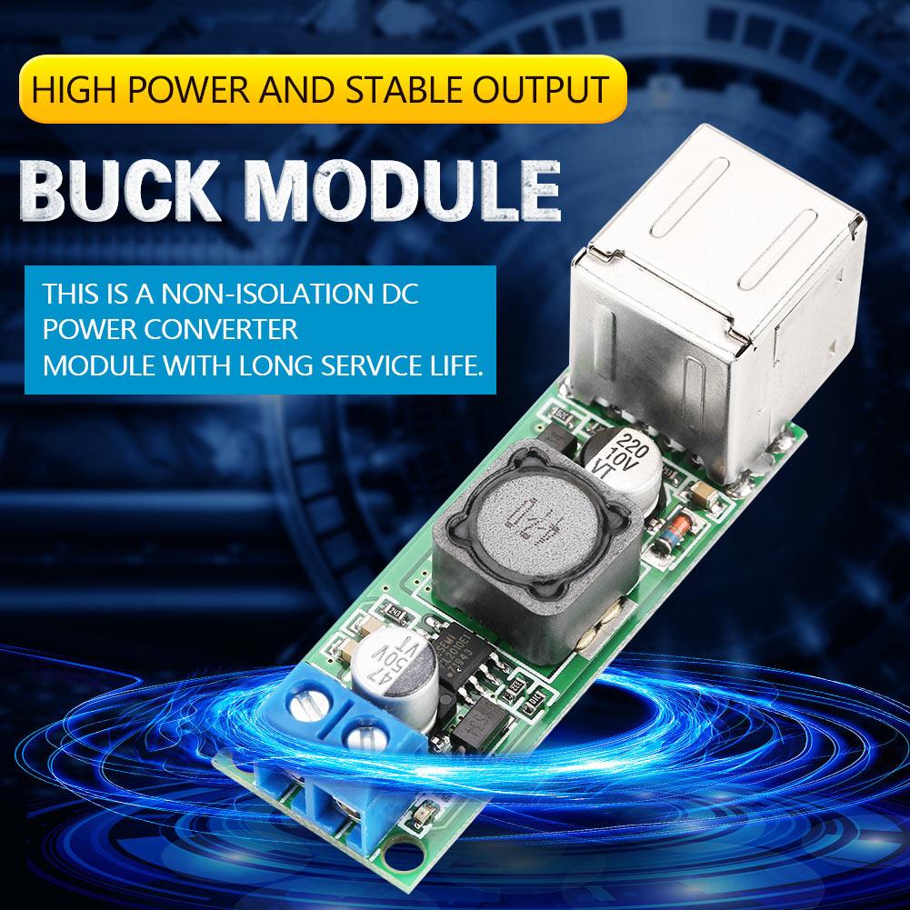 DC DC Voltage Step Down Power Supply Buck Module 6 35V to 5V 3A Dual USB