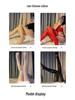 Krajkové černé a olejově šedé podvazkové punčochy Aurora - Dámské sexy vysoké ponožky