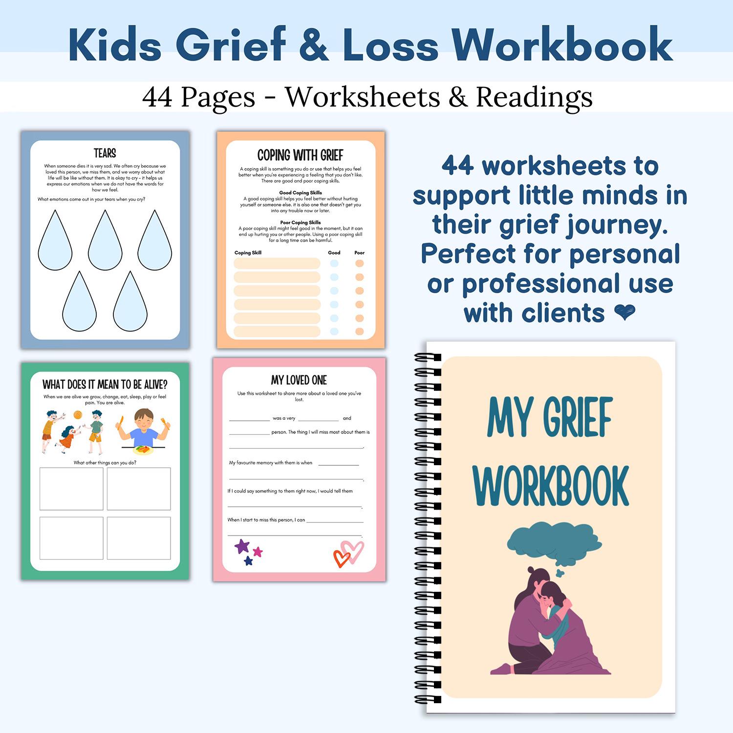 Cross-Border Sadness Guide: My Grief Workbook & Mental Health Planner (44 Pages) Other