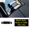 Black Seat Pillow Button Sequ / Middle AC Air Outlet / Armrest Storage Box Cover Trim Fit For Benz GLC 260 300 X254  2024