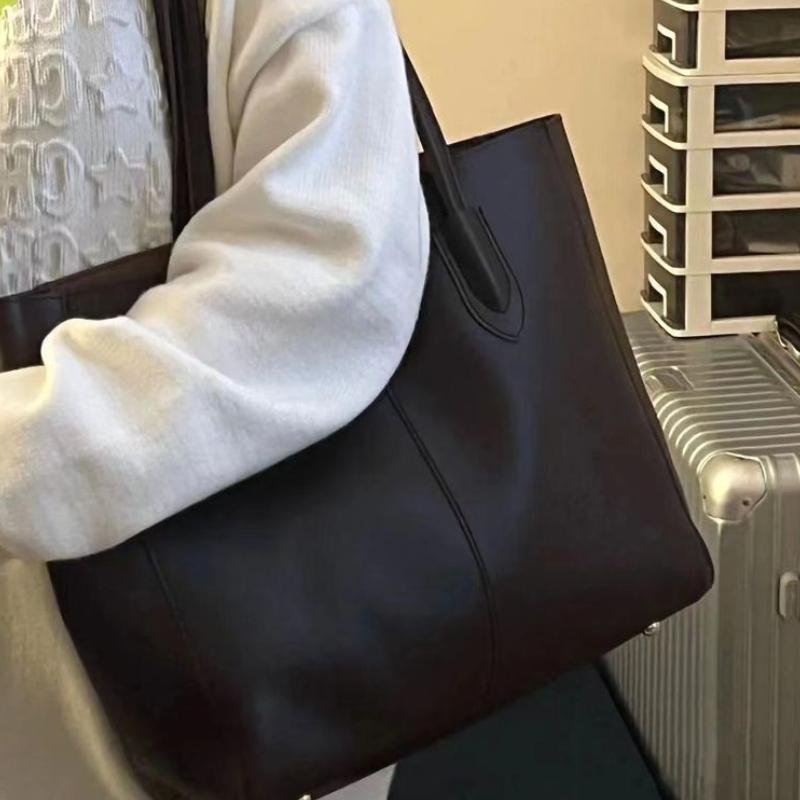 Retro Tote Bag Women's Fashion Korean Commuter Bag Versatile Large Capacity Shoulder Big Bag