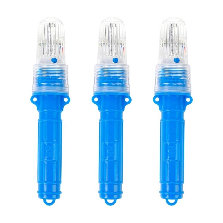 3pcs LED Fishing Lamp Marine Signal Light Positioning Flashing Light Fishing Net Warning Light