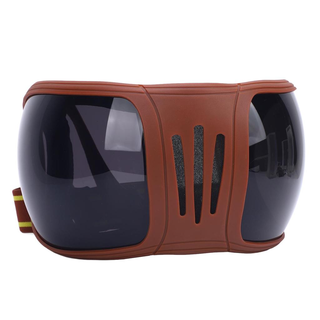 Okulary dla Konia Sportowego Wielowarstwowa Gąbka Regulowane Paski Stylowe Wiatroodporne Gogle dla Konia do Jazdy Szare