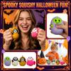 Halloween Toy Set Ghost Pumpkin Stress Relief Soft Squeeze Novelty Figures for Office Home Classroom Decor