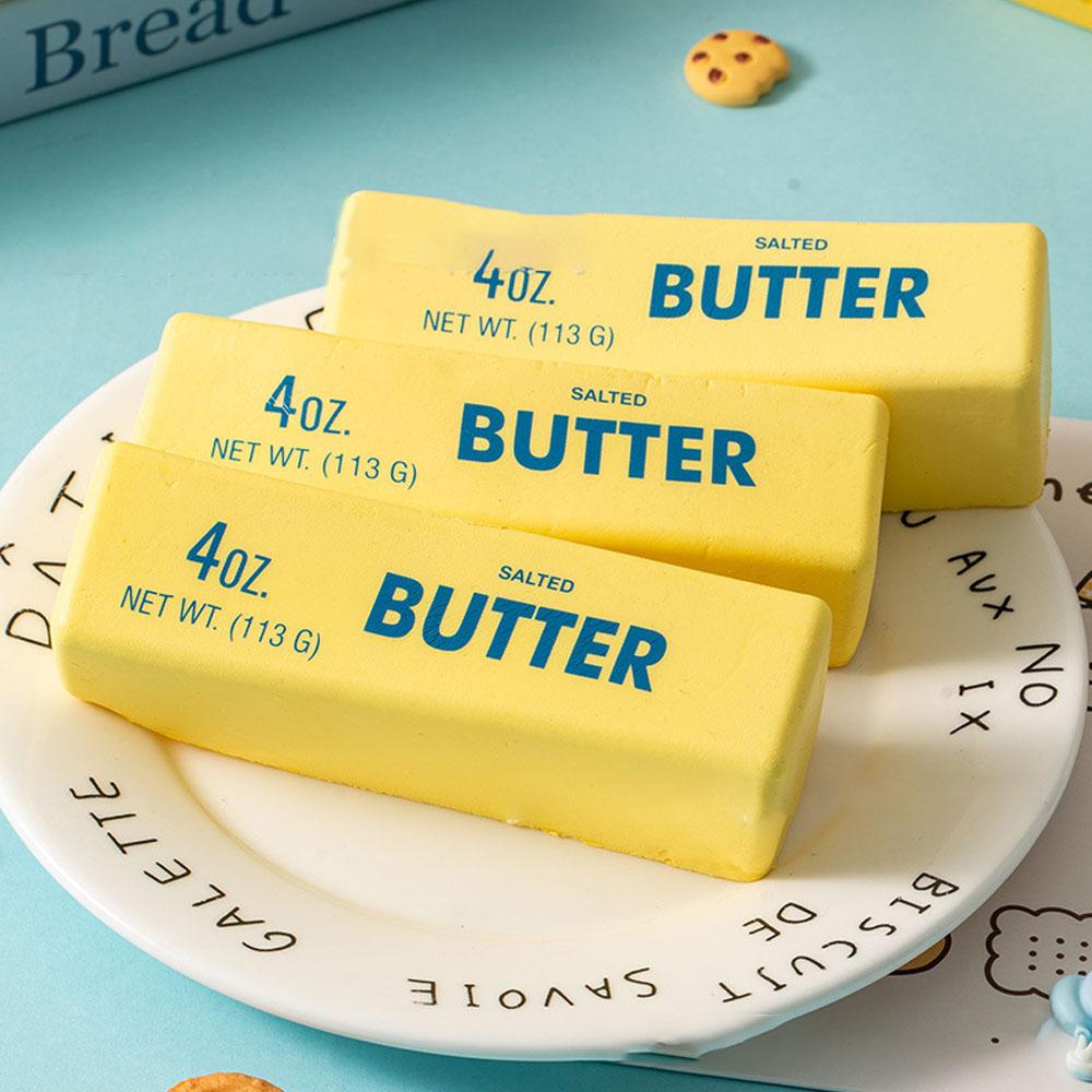 2A-Heißes Simulations-Salzbutter-Squishy-Spielzeug Langsam aufsteigendes Stressabbau-Knetspielzeug Weichgummi Kreatives Dekompressionsspielzeug Geschenk9