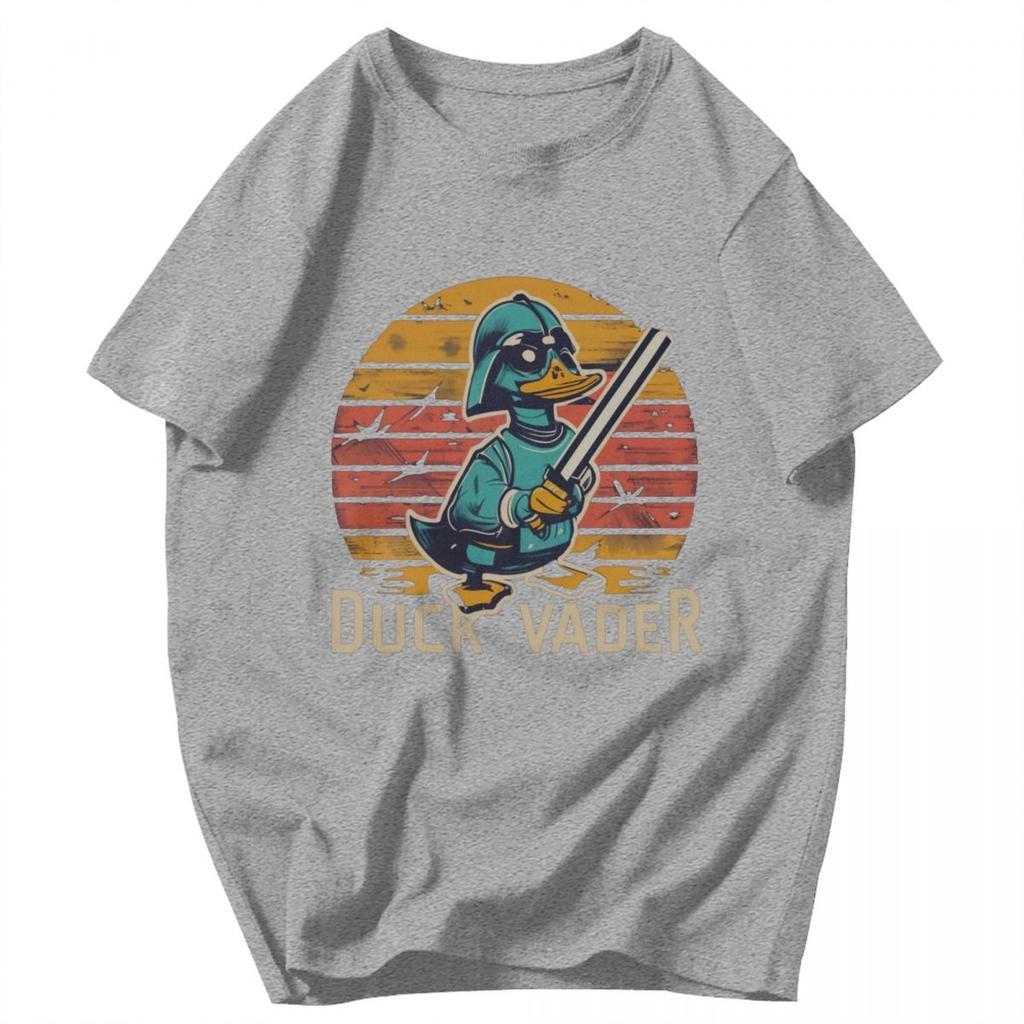 Men T Shirt Vintage Duck Vader Funny Idea Y2K Graphic Anime Unisex Clothes T Shirts