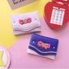 Sailor Moon Wallet Purse Candy Color Bow Knot Women Clutch Bag PU Leather Card Coin Purse
