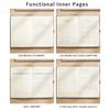 English A5 Agenda Planning Notebook Wear-resistant Office Work Planner  School Office Supplies