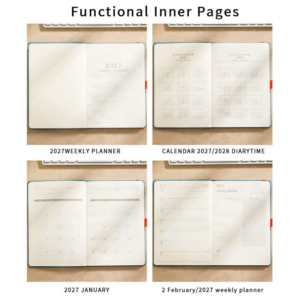 English A5 Agenda Planning Notebook Wear-resistant Office Work Planner School Office Supplies
