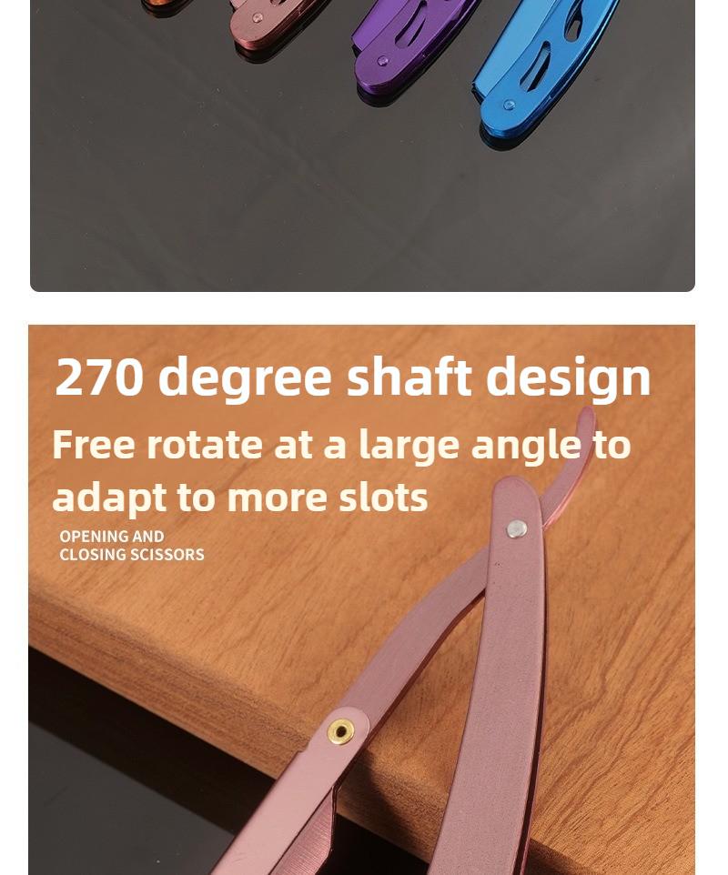 Shaving Blades or Straight Edge Razor Haircut Beard Eyebrow Shaving Tool Manual Depilation Razor Hairdresser Trimming