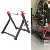 Motorcycle Wheel Balancer Stand Portable Bike Wheel Balancer Black Coated High Stability Foldable for Sport Dirt Bikes