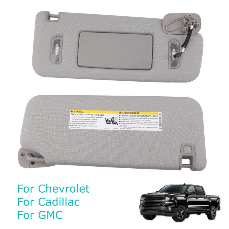 

For Chevrolet Sun Visor Left Right LED Light for Cadillac Chevy GMC Replaces 22870346, 23198866, 23459655, 23459654, 84247192
