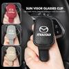 2025 Hot Magnetic Car Glasses Holder Sunshade Platep Card Ticket Clip For Mazda Axela Atenza CX9 MX3 MX5 RX8 RX7 MX30 CX30