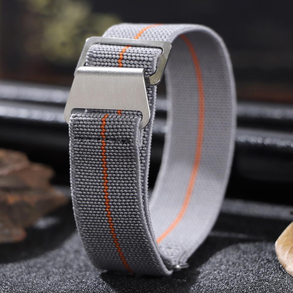 18mm 20mm 22mm Nylon Watchband for Seiko Army Military Woven Elastic Straps for French Troops Parachute Bag Men Women Sport Band