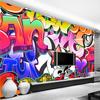 3d Colorful Graffiti Mural Wallpaper Ktv Bar Clubs Background Wall Papers Creative Home Decor Fresco