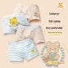 Kinder Cartoon Baumwolle Mid-Waist Boxershorts - Atmungsaktive Klasse A Schülerunterwäsche