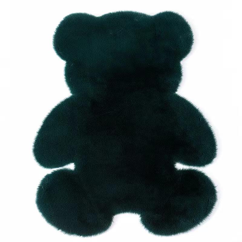Rabbit Plush Cartoon Animal Carpet for Bedroom, Bay Window, or Children's Room