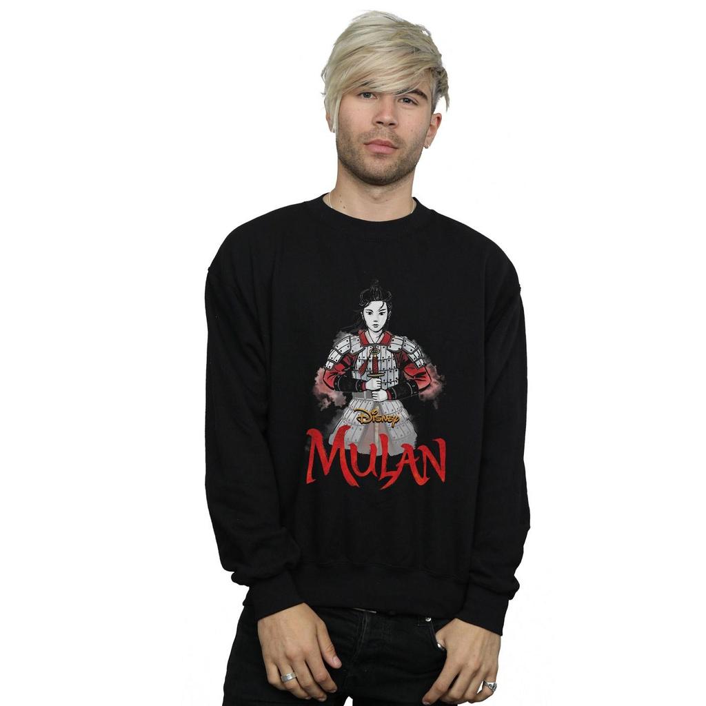 Disney Mens Mulan Movie Sword Pose Sweatshirt