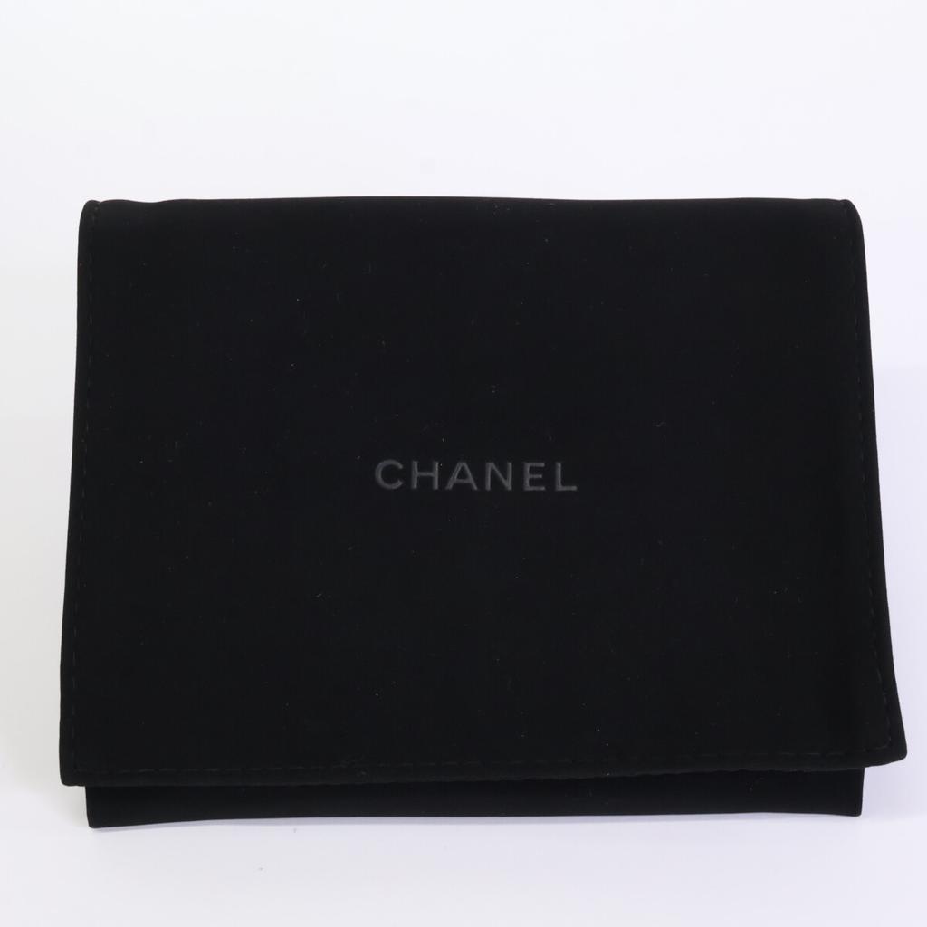 CHANEL AP4250 Caviar Skin CC Logos Small Flap Wallet Tri-fold wallet (with Coin Pocket) Light gray/GDHardwareUsed
