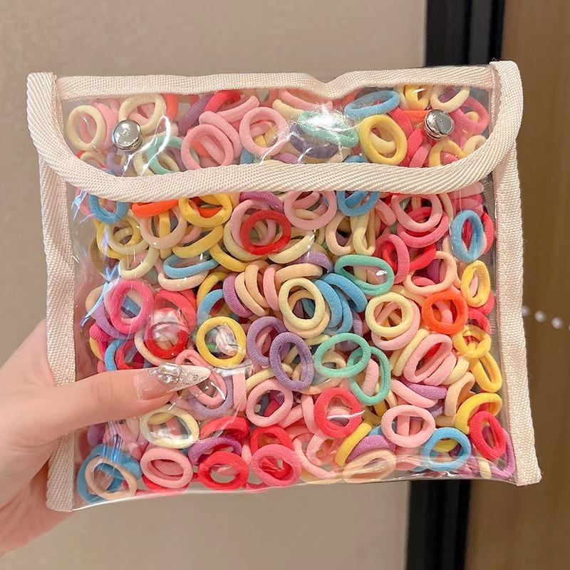 2025 New Style Elastic Kids' Hair Ties – No Damage for Ponytails & Braids