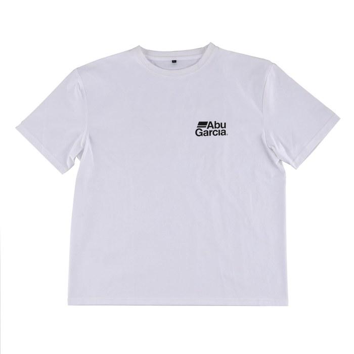 AbuGarcia T-Shirt Shadow Logo Graphic White L
