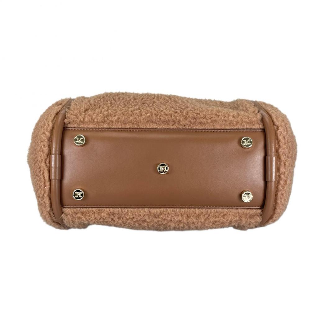 Max Mara 2-way Teddy Bear Bag 4.51609E+12 Handbag Brown Women Used