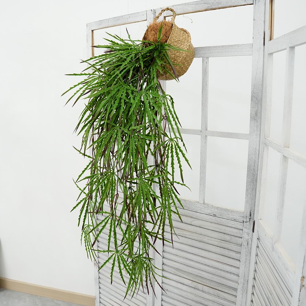 Artificial Hanging Plants 3.3ft Fake Hanging Fern Vines with 30 Leaves Wall Decor Greenery for Home Wall Outdoor Indoor Decor